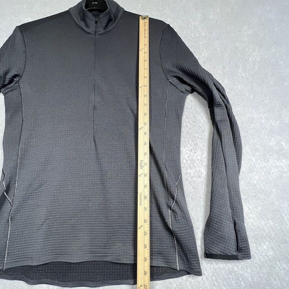 Adidas Athletic Sweater Women’s Medium Gray Half Zip Workout Top Long Sleeve. - Picture 10 of 16